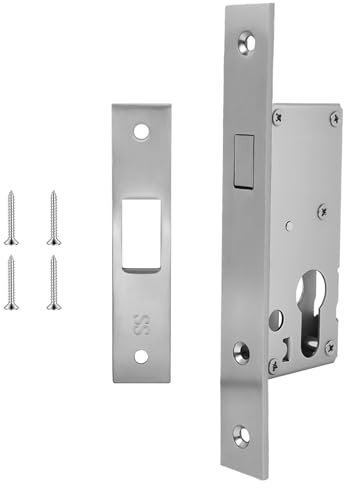 Hook Lock Sliding Gate, 50mm Sliding Door Mortice Lock, Guide Bolt Sliding Door Lock, Trap Lock, Entrance Gate Lock, Hook Lock for Sliding Gates Solid and Robust Design and Workmanship