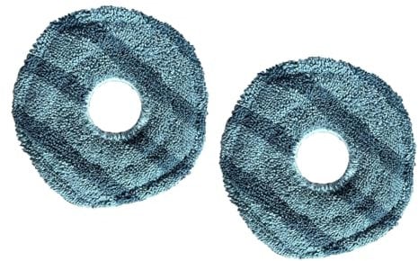 Bamyli 2 Pcs Reusable Washable Vacuum Mop Pads for Eufy X10 Pro Omni for Eufy X9 Pro Robot Vacuums, Soft Replacement Washable Mopping Cloth Mop Pads
