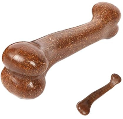 Kauspielzeug für Hunde | Hundeknochen-Leckerli-Spielzeug – gesund, natürlich, langlebig, Knochen, Leckerlis, Leckerlis, Zahnen, Rindfleischgeschmack