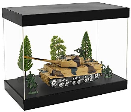 Tingacraft Acryl Vitrine (37,5 x 19 x 23 cm) Schaukasten für Figur Figuren