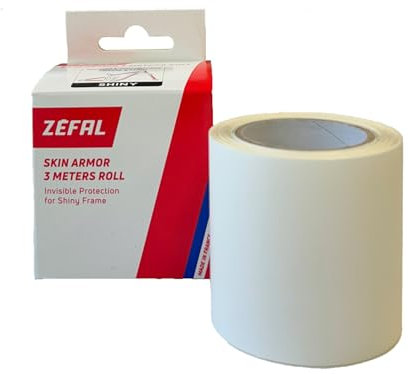 ZEFAL Skin Armor Roll 3m Protection Cadre Velo Cyclisme, Incolore-Finition Brillant
