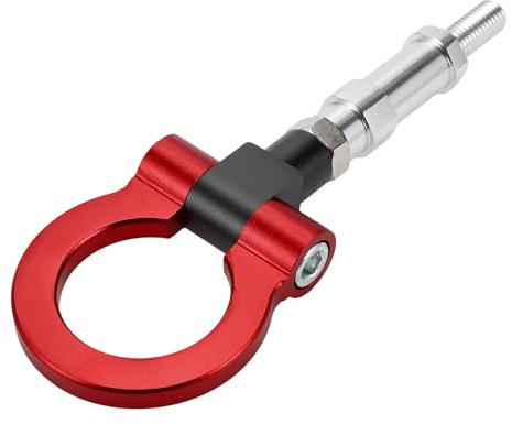 Hihaha Crochet De Remorquage Universel pour Honda S2000 2000-2009 | Couleur Rouge, Taille 20,4 Cm, Matériau Métal, Pour Honda Fit 06-08, Pour Acura TL 04-08, Traction Sécuritaire