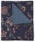 PiP Studio Tagesdecke Quilt Buenas Noches Dunkelblau Blüten Blumen Floral Geblümt Fliesenprint Wende Perkal, Größe:180 x 260 cm