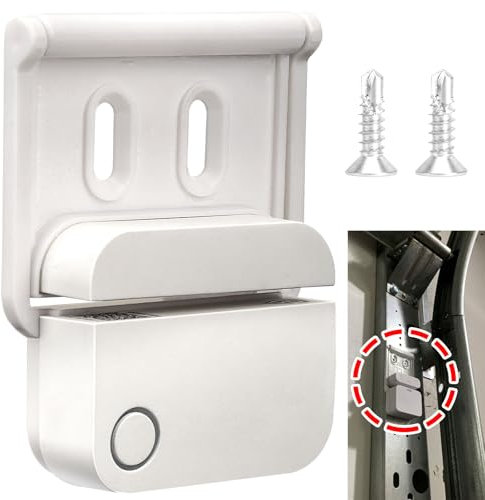 Garage Door Bracket/Mount Compatible with R-ing Alarm Contact Sensor (2nd Gen) (Sensor Not Included) More Protection for Your Garage Door