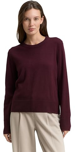 Tom Tailor Damen 1049122 Strickpullover mit Rundhalsausschnitt (1er Pack)