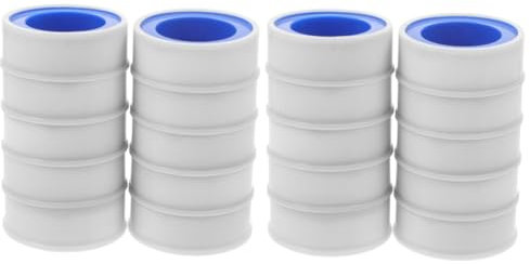 HOUDERCO 20rolls Sealing Tapes for Hose Ptfe Industrial Sealant Tapes Soft Flexible Easy Cut