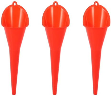 Booso 3X Multi-Function Car Fueling Funnel Gasoline Engine Oil Additive Motorcycle Agricultural Machinery Funnel Red