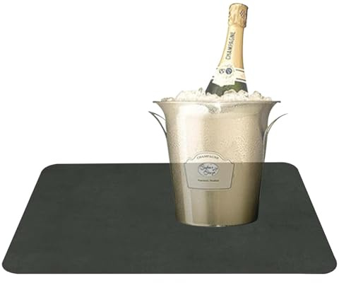 Kaffeematte – rutschfeste, saugfähige Abtropfmatte, Küchenarbeitsplattenschutz, Kaffeebar-Zubehör | Wasserabsorbierendes Pad für Teemaschinen, Teebereiter und den täglichen Gebrauch an der Brühstation