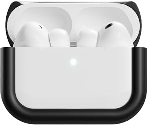 Arc Pulse Compatibile con Custodia AirPods Pro 3 (2025), Protezione Minimalista Antiurto, Guscio in Alluminio + Inserti in Elastomero, Cover Custodia di Ricarica con Montaggio a Scorrimento
