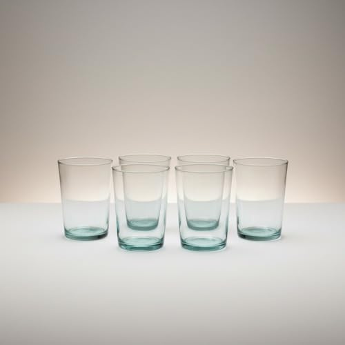 500ml Recycled Glass Tumbler - Clear Set of 6 CellarDine