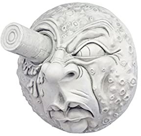 Design Toscano Reise zum Mond, Wandskulptur