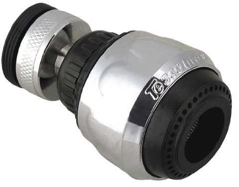 Tescoma Presto Wassersparender Belüfter für Wasserhahn, Chrom