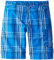 Columbia III Silber Ridge Shorts, Jungen, Hyper Blue Plaid