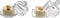 APS gk864 Butter Pad con cubierta de cristal redondo