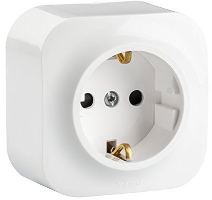 Legrand 782420 pared, enchufe 1 toma, Schuko, Blanco