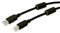 MANHATTAN ICOC U-AB-18-U2-FBK - Cavo USB 2.0 A M/B M 1.8m con Ferrite Doppia Schermatura Nero