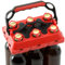 CLICK-IT BOB The Bottle Buddy Flaschenträger I Trage-Hilfe für bis zu 6 Bier-Flaschen I cooles & praktisches Gadget für Deine Party - für 0,33 l Glas-Flaschen I Bottle Carrier (rot/schwarz)