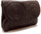 Porte-monnaie pour femme, femme et fille en cuir, marron, Rétro