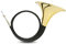 Classic Cantabile PH-400 Bb-Parforcehorn - Jagdhorn und Signalhorn mit Kluppenzug - Zweiwindiges Horn aus klar lackiertem Messing - Inklusive Mundstück und Leichtkoffer
