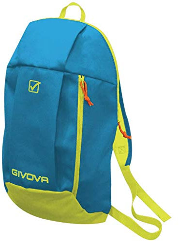 GIVOVA ZAINO CAPO TURCHESE/GIALLO FLUO