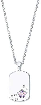 Prinzessin Lillifee 2027207 Mädchen Collier Stern 925 Silber rosa Zirkonia 38 cm