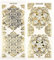 Ideen mit Herz Gravur-Sticker, transparent/gold, 10 Bogen à 10 x 23 cm | Goldene Aufkleber zum Basteln & Dekorieren | Geburtstag, Weihnachten, Rente & mehr (Blume des Lebens & Blume der Liebe)