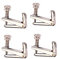 Alnicov 4St. / Set Violin String Tuner Feinstimmer Einsteller Ersatzteile für 3/4 4/4 Violine Silber
