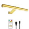 TINTINDOC Luce per quadri, ricaricabile, wireless, con telecomando, a batteria, per bersaglio per freccette, 300 lm, dimmerabile, per ritratti su parete