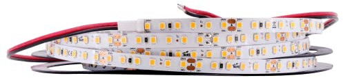 iluminize LED-Streifen White Eco: 2700K, Ra90, IP20, sehr hochwertig, 8 mm breit, 120 LEDs/m, hoch selektiert, 24V, 8,4W/m, Rolle 5 m