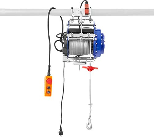 Pallit elektrische Bauseilwinde BUILD | 400 kg/30 m | 800 kg/15 m | inkl. Fernbedienung mit 1,5 m Kabellänge | Seilwinde