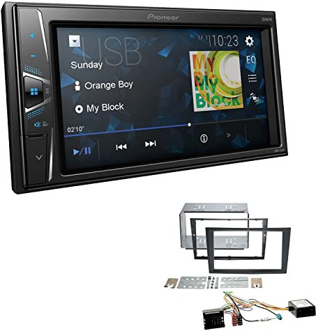 Pioneer DMH-G120 2-DIN Autoradio Touchscreen Kamera-IN AUX USB passend für Opel Astra H 2004-2010 inkl Canbus