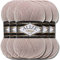 Hobby YARN Alize Superlana Klasik 5 x 100 g Türkische Premium Wolle Baumwolle und Acryl Uni Handstrickgarne Yarn Garn Strickgarn Baby zum Stricken Strickgarn (Stone | 506)