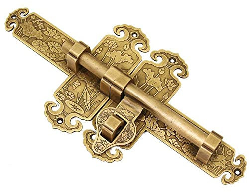 Pernos de puerta corredera de cobre puro para patio, puertas de madera, ventanas, gabinetes, cerrojos de seguridad para el hogar