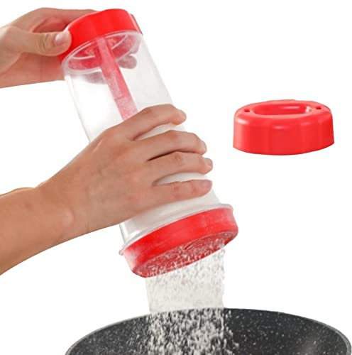 WOTEG Flour Sifter for Baking,Powder Sifter - Flour Sifter Sieve Powder Sugar Sifter for Baking Powdered Strainer Flour Sifter for Baking Fine Mesh