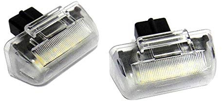 Ferleiss 2X LED Licence Number Plate Light White for Transit Tourneo MK5 MK6 MK7 1995-14
