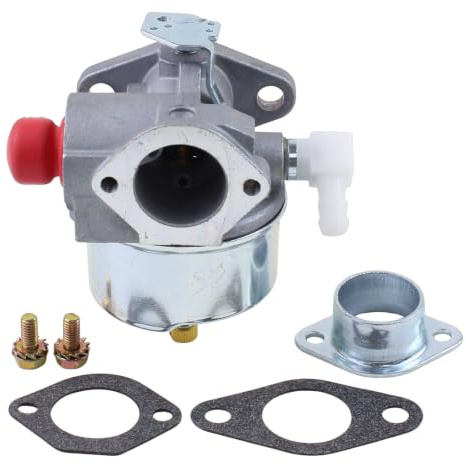 Doo Engy Vergaser Satz Rasenmäher mit Ersatz Dichtung Schraube Metalladapter Vergaserdichtung für Tecumseh LAV30 LAV35 LAV40 LAV50 632795A Motoren