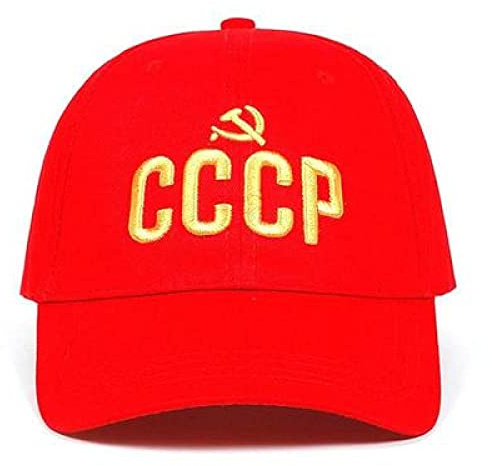 RYDLE Basecap Herren CCCP National Emblem Baseball Cap Baumwolle Snapback Caps Verstellbarer Sonnenhut Outdoor Visier Hüte