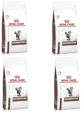Royal Canin Veterinary Gastrointestinal | 4er Pack | 4 x 400 g | Trockenfutter für Katzen | Kann unterstützend helfen bei gastrointestinalen Erkrankungen bei Katzen | Hohe Akzeptanz