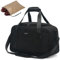 ECOHUB Handgepäck 45x36x20 für Easyjet Reisetasche Tasche für Flugzeug Unter Sitzplatz Handgepäck Koffer PET-Recycelte Umweltfreundliche Reisetasche Weekendertasche für Damen Herren (Schwarz)