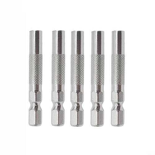 5PCS Hex 6.35mm Insert Bit Adapter To 4mm Electric Screwdriver Socket Holder