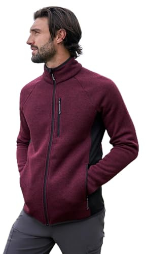 Mountain Warehouse Herren-Fleece mit halbem Reißverschluss - Anti-Pill, Stretch-Panels Sweatshirt - Frühling Sommer, Camping, Outdoor, Reisen & Wandern