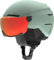 ATOMIC SAVOR VISOR PHOTO Skihelm mit Visier - Pistachio - Größe L - Maximale Stoßdämpfung - Active Aircon Belüftungssystem - Hochwertige Verspiegelung für klare Sicht