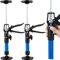 2 soportes telescópicos de 30 – 59 cm/50 – 115 cm, carga máxima de 40 kg, soporte de soporte, barra telescópica para montaje en techo, placas de yeso (30 – 59 cm)