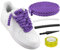 Endoto Lacci Corda per Air Force 1 Scarpe, Stringhe Spesse Grossi e Grandi, Rope laces Kit per Sneaker- Viola, 8.5MM