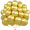 Unisun Palloncini Oro Metallizzato, 50 Pezzi 12 Pollici Cromati per Festa Compleanno, Baby Shower, Matrimonio, Fidanzamento, Laurea, Anniversario - Decorazione per Donne, Uomini, Ragazzi