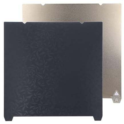 Doppelseitige PEI-PEO-Bauplatte für Ender 3 S1 Plus für Ender 3 V3 Plus 3D-Drucker, Glatte PEO- und Strukturierte PEI-Oberfläche, 310 X 315 Mm Federstahlplatte, 3D-Drucker-Zubehör