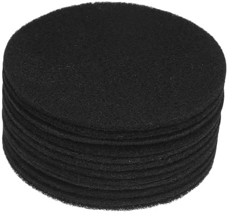 MUSISALY 12 STK Desodorierungsfilter Mülltonnenreiniger Filter für Mülleimer filtern für geruchsneutralisierer Geruch neutralisierer Mülleimerfilter Filter für Mülltonnen Baumwolle Black