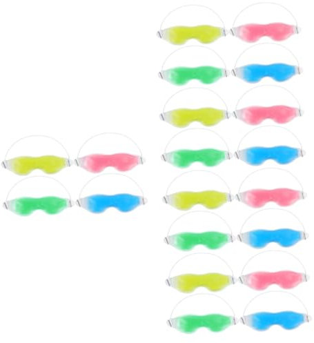 Baluue 20 Stk Kühlende Beauty-Augenmaske kühlung chillen cooling mask eyemask Kühlende Augenmaske kalte kompresse für die augen kalte Augenmaske für Schwellungen Gel-Augenmaske PVC