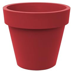 Tecnokit Tera Vaso grande in resina STANDARD ONE, vaso per esterno ed interno, tecnica rotazionale, vasi per piante e alberi, resistente ai raggi uv, resistente al gelo, (SPICE, 80 CM)