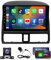 4+64G Android 13 Car Stereo for Honda CRV 2001-2006 Carplay Android Auto 9 Inch Android Touchscreen Double Din Car Radio Receiver GPS Navigation Wifi Bluetooth FM RDS Radio SWC Backup Camera Mic,